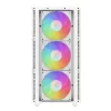 PC korpusas DeepCool CH560 DIGITAL WH Midi Tower — Baltas, EATX/ATX, grūdintas stiklas, RGB ventiliatoriai, USB-C