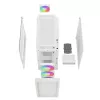 PC korpusas DeepCool CH560 DIGITAL WH Midi Tower — Baltas, EATX/ATX, grūdintas stiklas, RGB ventiliatoriai, USB-C