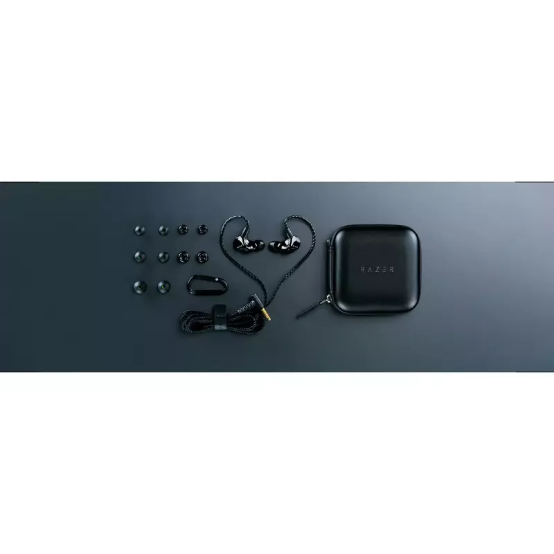 Ausinės Razer Moray laidinės į ausis juodos