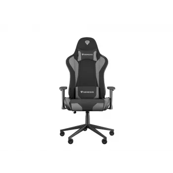 Žaidimų kėdė GENESIS NITRO 440 G2, paminkštinta sėdynė, juoda/pilka, max 120 kg
