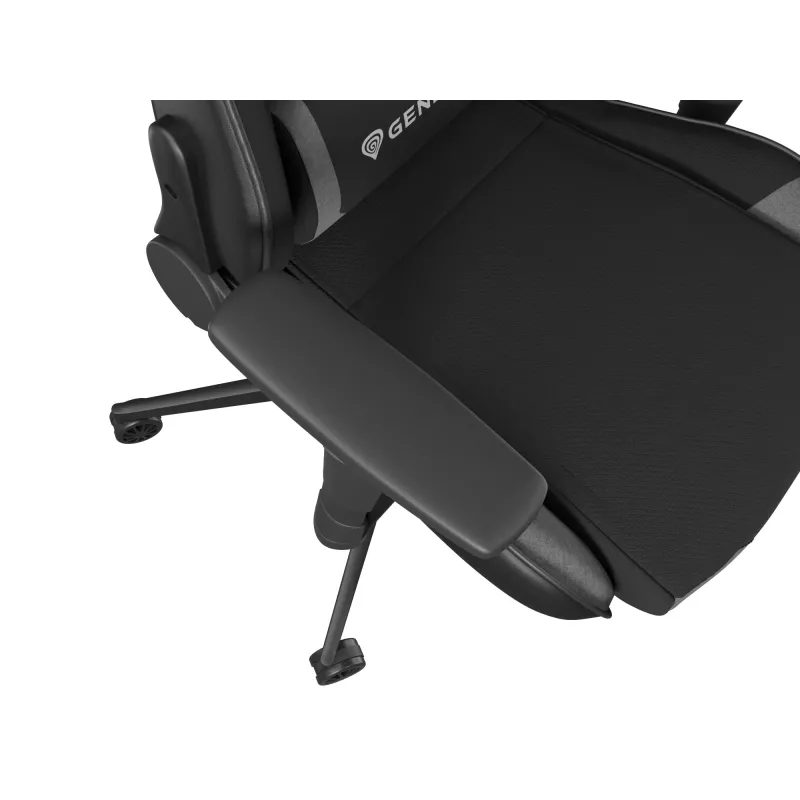 Žaidimų kėdė GENESIS NITRO 440 G2, paminkštinta sėdynė, juoda/pilka, max 120 kg