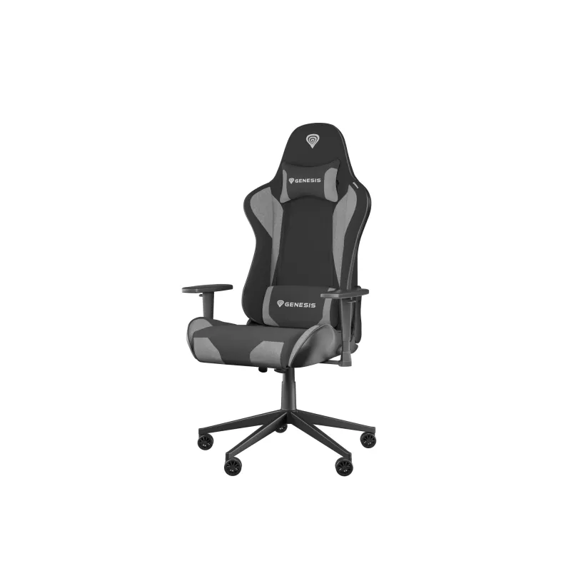 Žaidimų kėdė GENESIS NITRO 440 G2, paminkštinta sėdynė, juoda/pilka, max 120 kg