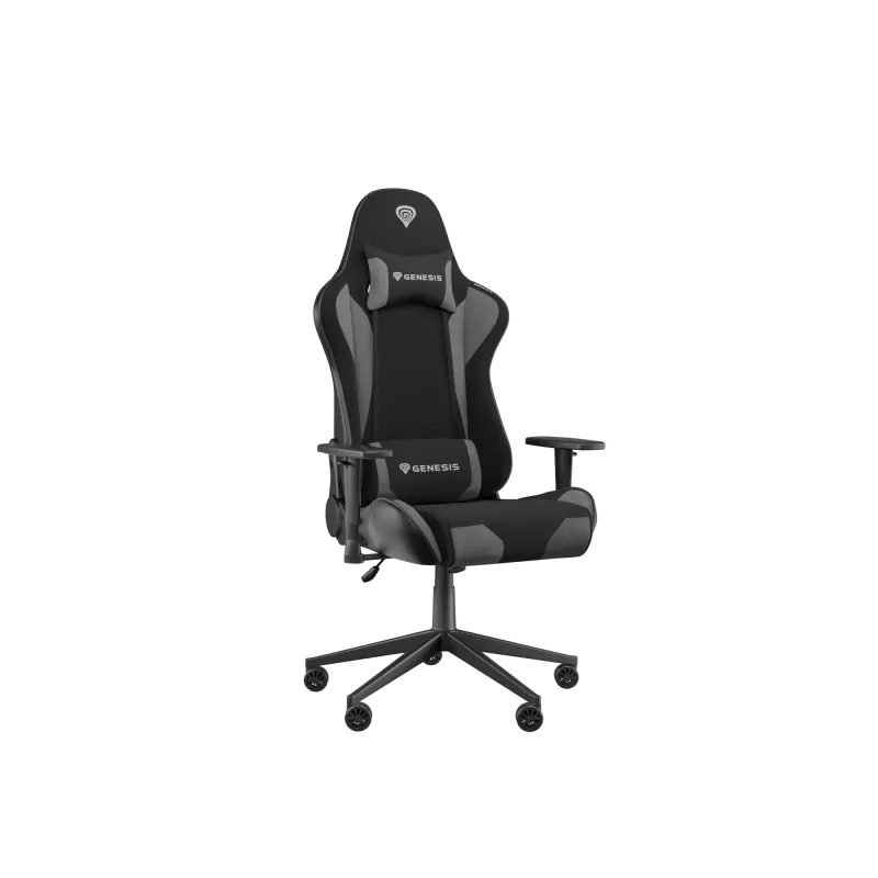 Žaidimų kėdė GENESIS NITRO 440 G2, paminkštinta sėdynė, juoda/pilka, max 120 kg