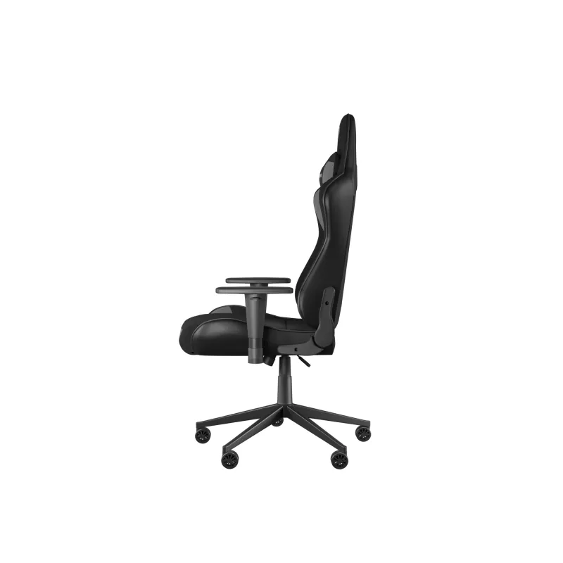 Žaidimų kėdė GENESIS NITRO 440 G2, paminkštinta sėdynė, juoda/pilka, max 120 kg