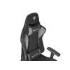 Žaidimų kėdė GENESIS NITRO 440 G2, paminkštinta sėdynė, juoda/pilka, max 120 kg