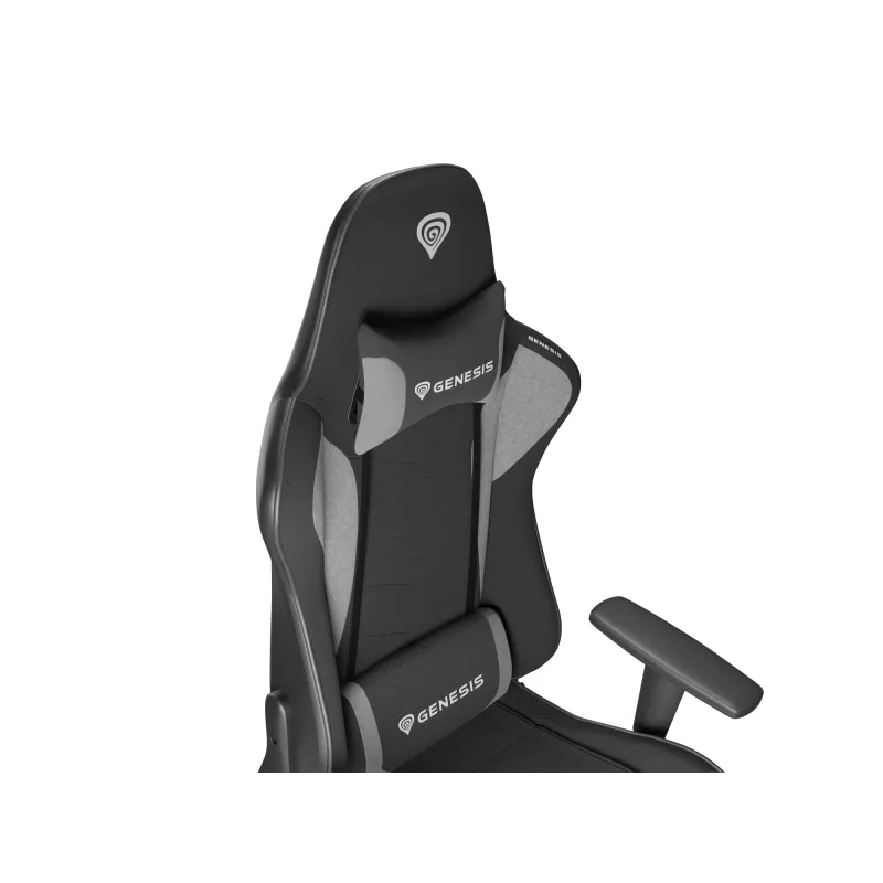 Žaidimų kėdė GENESIS NITRO 440 G2, paminkštinta sėdynė, juoda/pilka, max 120 kg