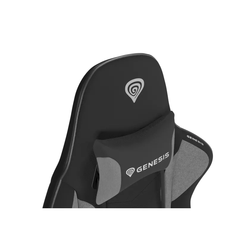 Žaidimų kėdė GENESIS NITRO 440 G2, paminkštinta sėdynė, juoda/pilka, max 120 kg