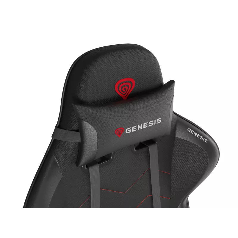 GENESIS Nitro 550 G2 universali žaidimų kėdė, paminkštinta sėdynė, juoda