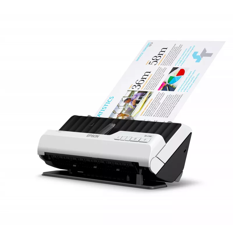 Epson DS-C330 ADF ir plokščiasis skaitytuvas 600 x 600 DPI A4 juodas, baltas