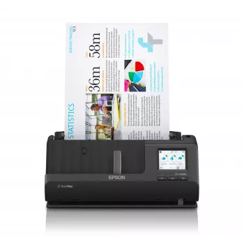Epson ES-C380W ADF + plokščiasis dokumentų skaitytuvas 600 x 600 DPI A4 Juodas