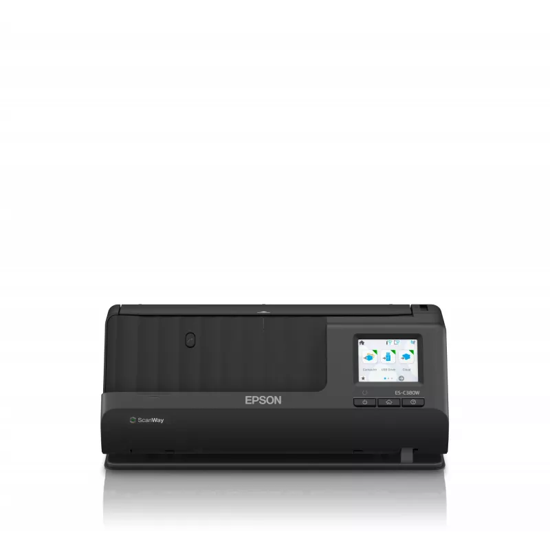 Epson ES-C380W ADF + plokščiasis dokumentų skaitytuvas 600 x 600 DPI A4 Juodas