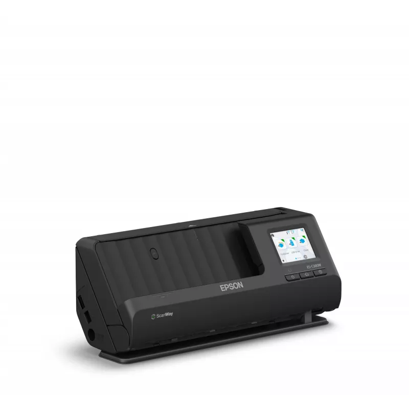 Epson ES-C380W ADF + plokščiasis dokumentų skaitytuvas 600 x 600 DPI A4 Juodas