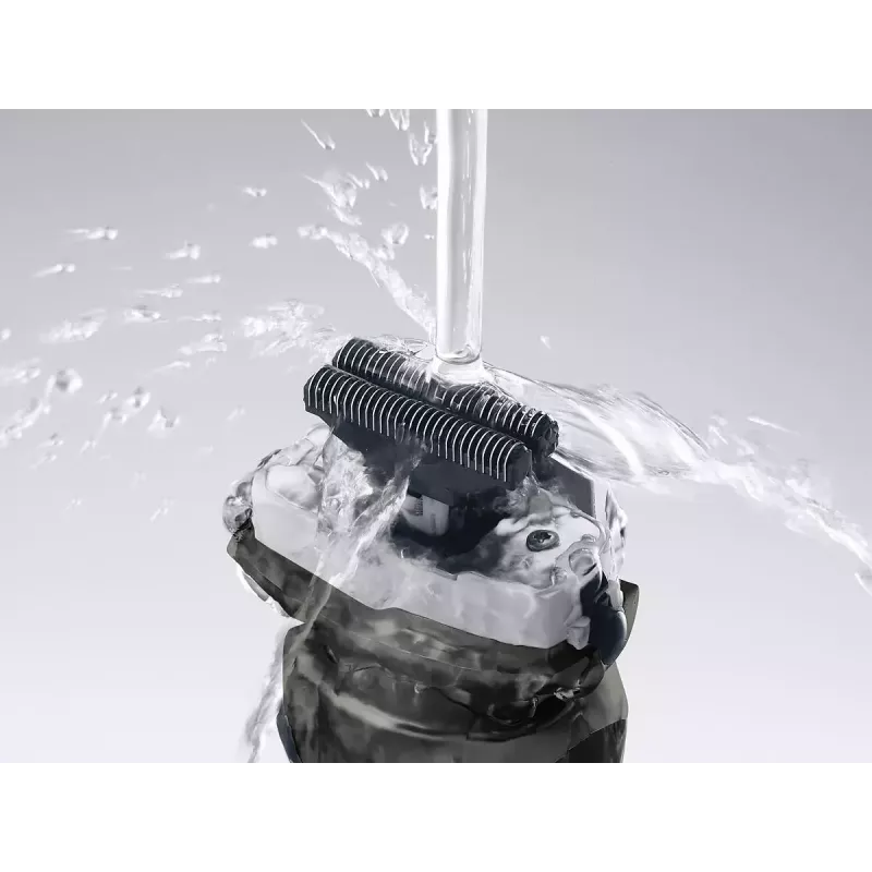 Folijinis skustuvas Panasonic ES-RW33 juodas sidabrinis AC baterija 21 min