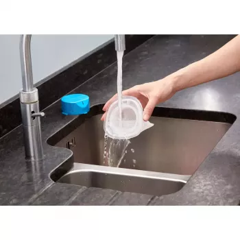 Black & Decker NVC215WA-QW DustBuster belaidis rankinis siurblys, 0,3 l dulkių talpykla, 1500 mAh Li-ion, plaunamas filtras, mėlynas/pilkas
