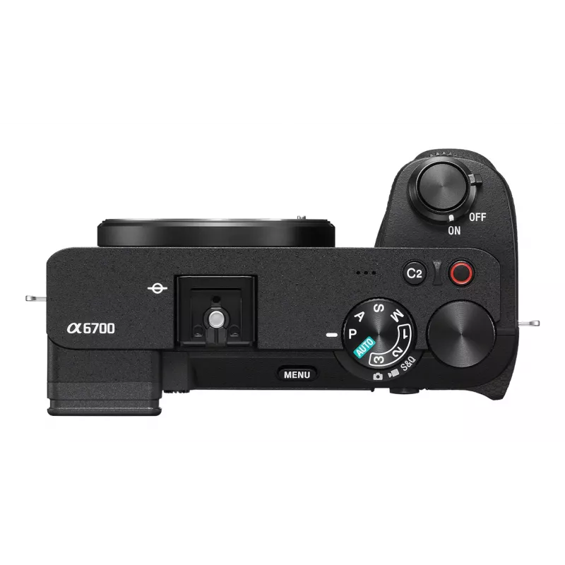 Veidrodinis fotoaparatas Sony α α6700 korpusas 27 MP Exmor R CMOS 6192 x 4128 pikseliai Juodas