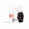 Fiksuotas ekrano apsauginis stiklas Apple Watch 45mm Series 8 – skaidrus polikarbonatas, viso rėmelio danga