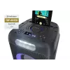 Nešiojama bluetooth kolonėlė Sharp PS-949 — 2.1 kanalai, 132 W PMPO, 8 colų žemų dažnių garsiakalbis, Bluetooth A2DP/AVRCP, laidinis ir belaidis, juoda, plastikinis korpusas