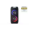 Nešiojama bluetooth kolonėlė Sharp PS-949 — 2.1 kanalai, 132 W PMPO, 8 colų žemų dažnių garsiakalbis, Bluetooth A2DP/AVRCP, laidinis ir belaidis, juoda, plastikinis korpusas