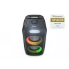 Nešiojama bluetooth kolonėlė Sharp PS-949 — 2.1 kanalai, 132 W PMPO, 8 colų žemų dažnių garsiakalbis, Bluetooth A2DP/AVRCP, laidinis ir belaidis, juoda, plastikinis korpusas