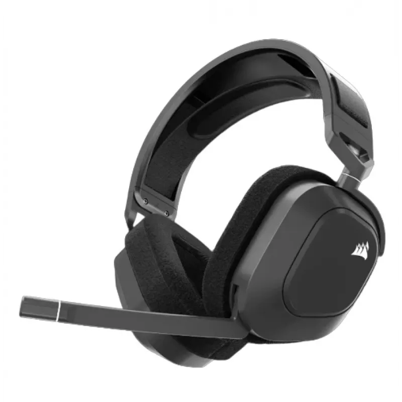 CORSAIR žaidimų ausinės HS80 Max – belaidės – plieno pilka
