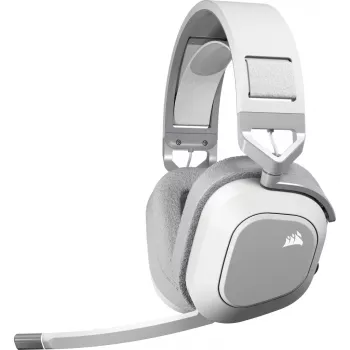 CORSAIR žaidimų ausinės HS80 Max – belaidės – baltos