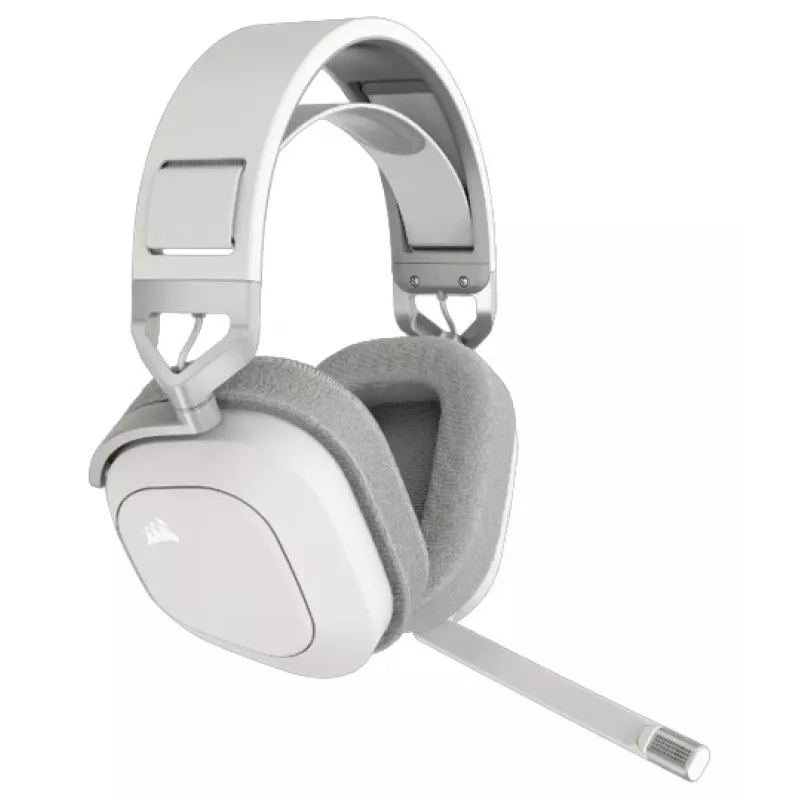 CORSAIR žaidimų ausinės HS80 Max – belaidės – baltos