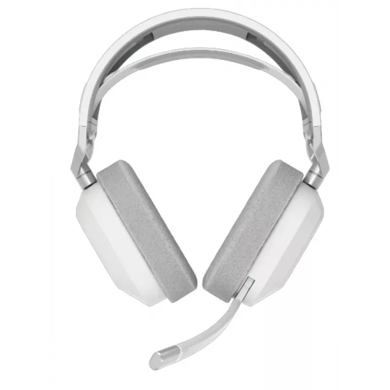 CORSAIR žaidimų ausinės HS80 Max – belaidės – baltos