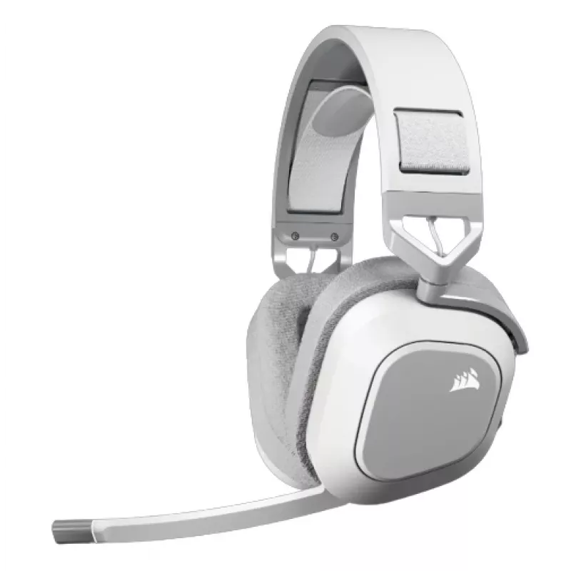 CORSAIR žaidimų ausinės HS80 Max – belaidės – baltos