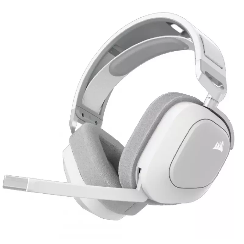 CORSAIR žaidimų ausinės HS80 Max – belaidės – baltos