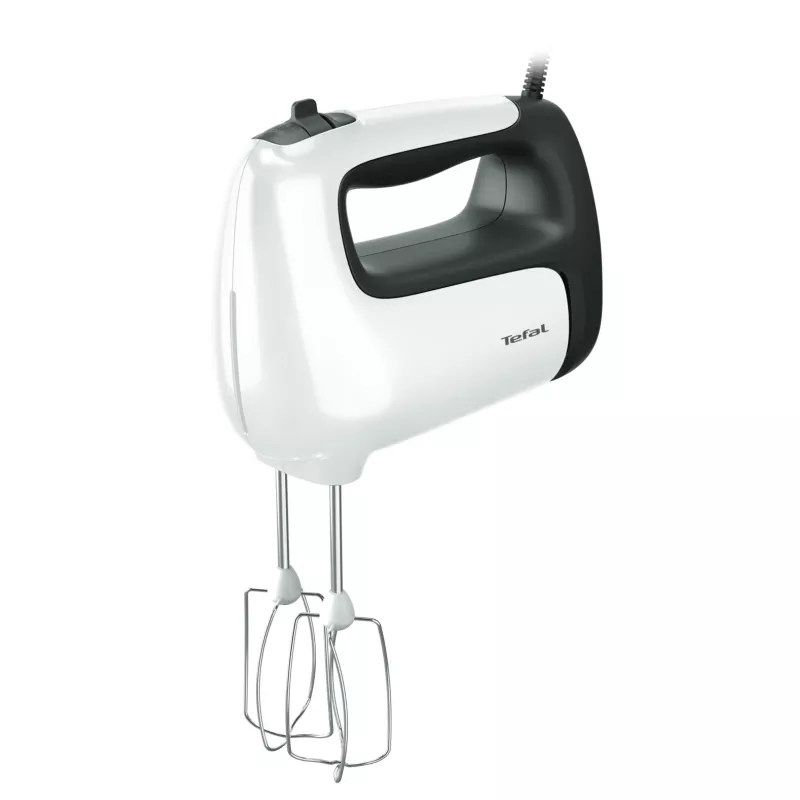 Panardinis plaktuvas Tefal Prep'Mix HT4621 — 500 W, 5 greičių, metaliniai plaktuvai, baltas