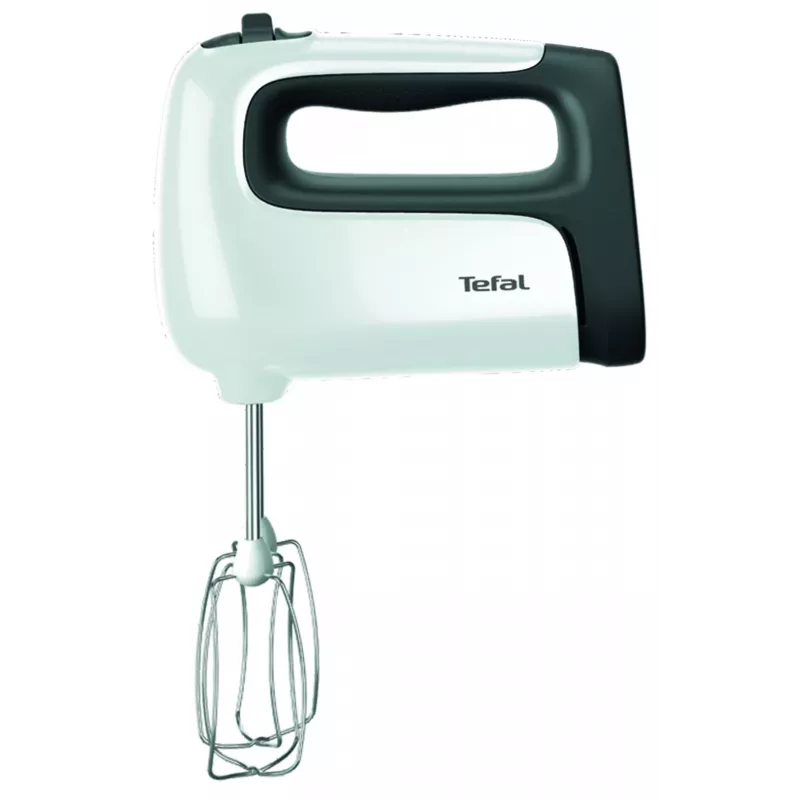 Panardinis plaktuvas Tefal Prep'Mix HT4621 — 500 W, 5 greičių, metaliniai plaktuvai, baltas