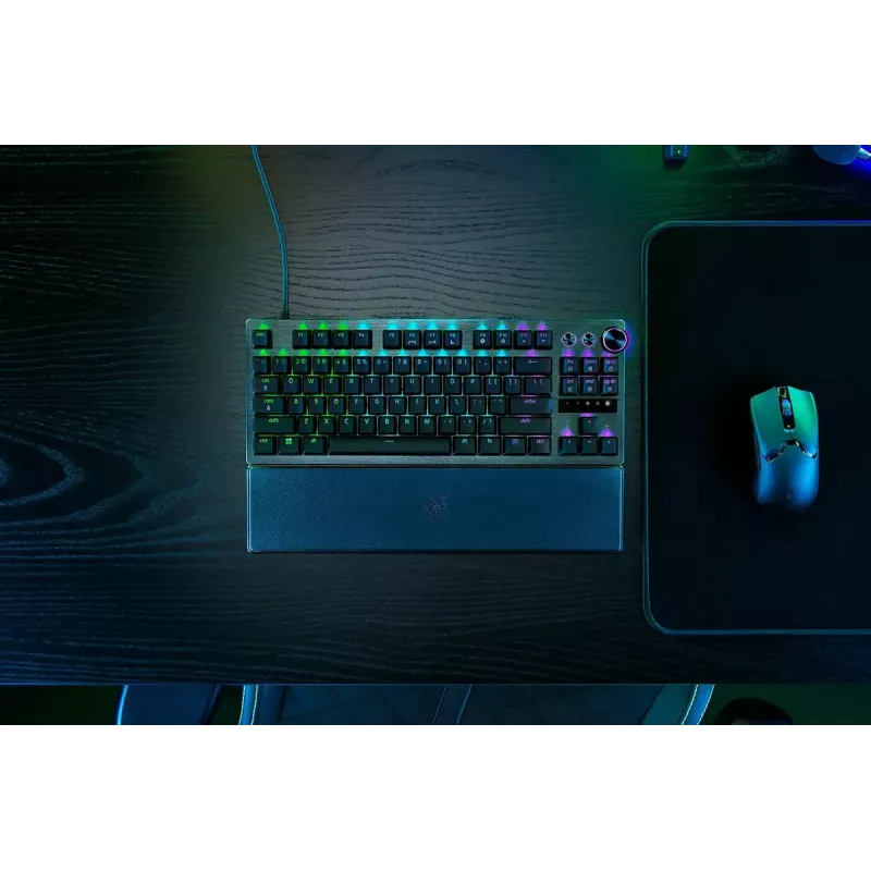 Razer Huntsman V3 Pro Tenkeyless klaviatūra su optiniais jungikliais RGB juoda