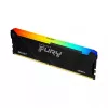 Kingston FURY Beast 16GB DDR4 3200MHz CL16 RGB atminties modulis