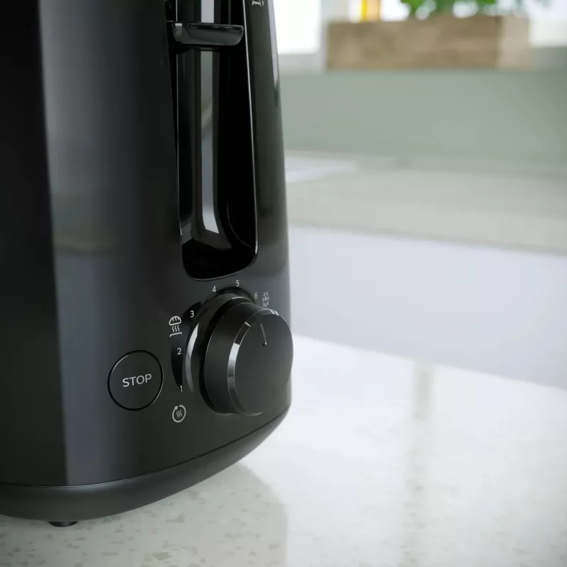 Philips Daily Collection HD2583/90 skrudintuvas 8 riekės 600 W juodos spalvos