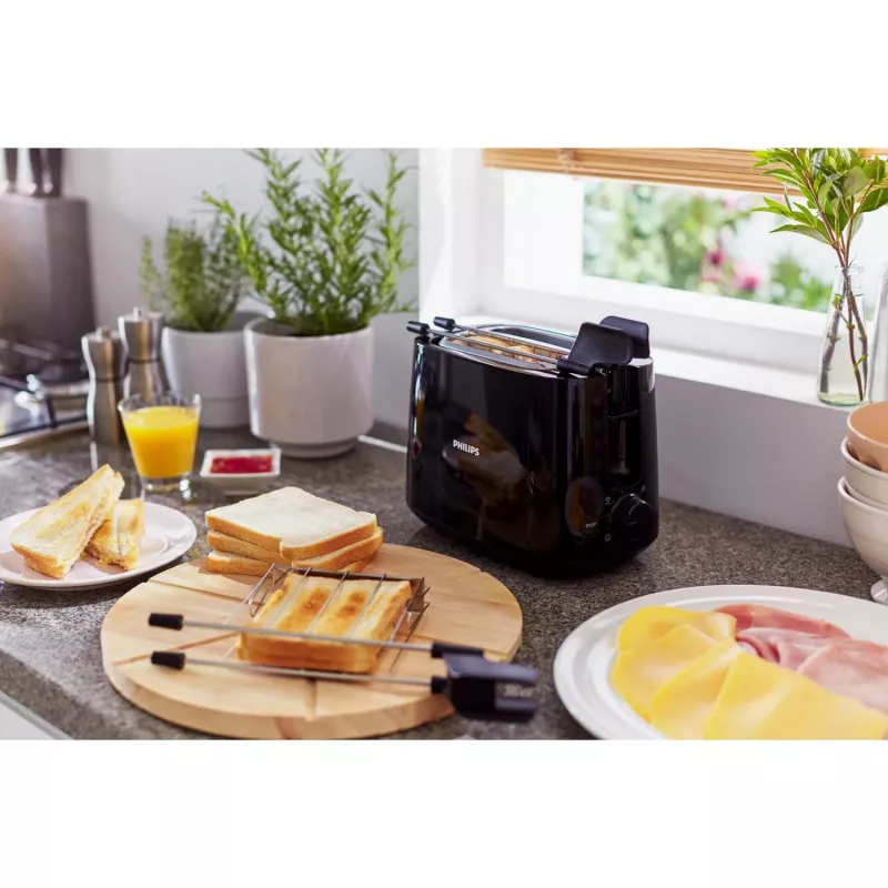 Philips Daily Collection HD2583/90 skrudintuvas 8 riekės 600 W juodos spalvos