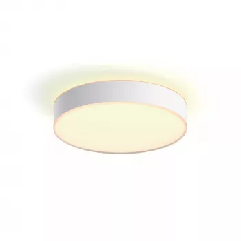 Philips Hue White ambience Enrave vidutinis lubinis šviestuvas, protingas lubinis šviestuvas, Bluetooth, baltas, LED, metalas, nekeičiama lemputė
