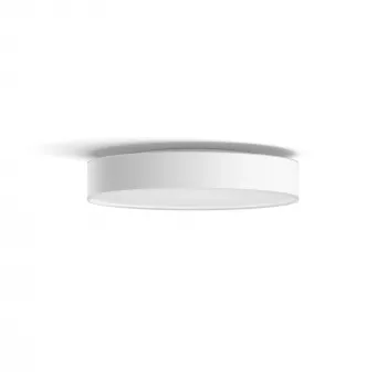 Philips Hue White ambience Enrave vidutinis lubinis šviestuvas, protingas lubinis šviestuvas, Bluetooth, baltas, LED, metalas, nekeičiama lemputė