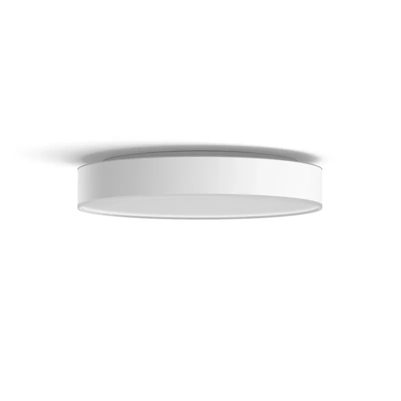 Philips Hue White ambience Enrave didelis lubinis šviestuvas, protingas lubinis šviestuvas, Bluetooth, baltas, LED, metalas, nekeičiama lemputė