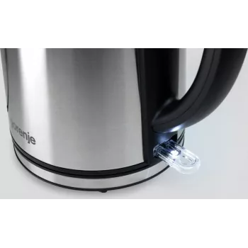Gorenje K15DWS elektrinis virdulys 1,5 L 2200 W juodos spalvos, nerūdijantis plienas