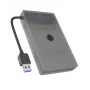 ICY BOX IB-AC603b-U3 Išorinis HDD/SSD dėklas, antracito/juodos spalvos, 2.5 colio