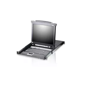 ATEN CL5708 8 prievadų 17 colių LCD KVM jungiklis su USB periferiniu prievadu