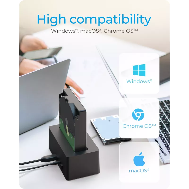 ICY BOX IB-1121-U3 USB 3.2 Gen 1 (3.1 Gen 1) Type-A Juoda