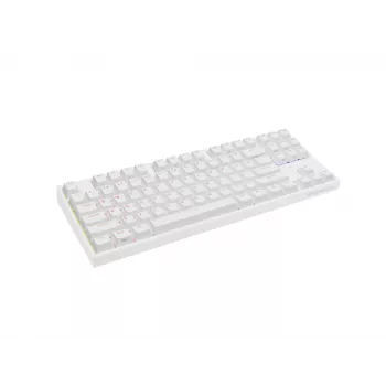 GENESIS Thor 404 TKL klaviatūra žaidimams USB QWERTY US International balta