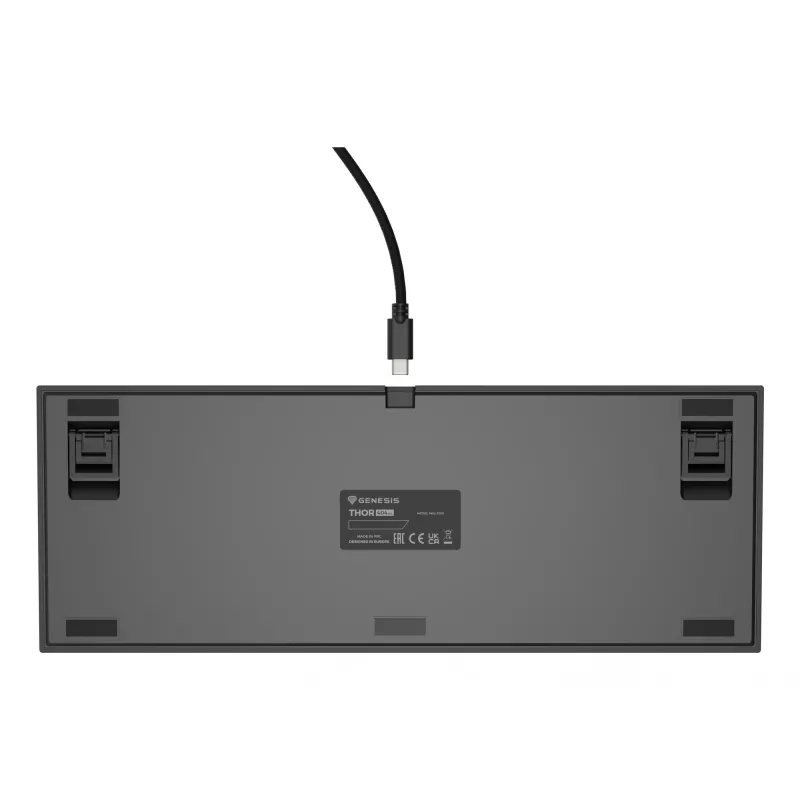 GENESIS Thor 404 TKL klaviatūra žaidimams USB QWERTY JAV anglų juoda