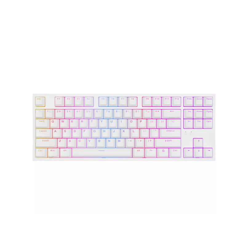 GENESIS Thor 404 TKL klaviatūra žaidimams USB QWERTY US International balta