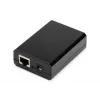 DIGITUS Gigabit PoE+ skirstytuvas, 10/100/1000 Mbps, 24W Įėjimas: 802.3at PoE, Išėjimas: 5V/2A, 9V/2A, 12V/2A, plastikinis korpusas, juodas