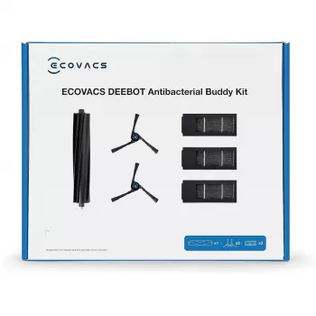 Priedų rinkinys Ecovacs DKT060099 robotiniam dulkių siurbliui, juodas, 6 vnt.