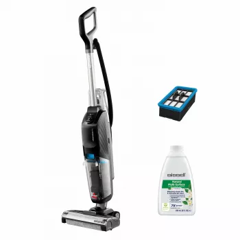 Bissell CrossWave HF2 Select belaidis šluotinis dulkių siurblys Šlapias ir sausas valymas 340 W Juoda, Mėlyna, Pilka