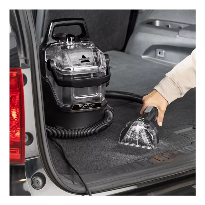 Bissell SpotClean Hydrosteam Pro cilindrinis garų valytuvas 1.9 L 1000 W juoda, vario, permatoma
