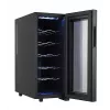 Termoelektrinis vyno šaldytuvas Adler AD 8083 — 12 butelių, laisvai pastatomas, juodas, 33 L, 12–18 °C